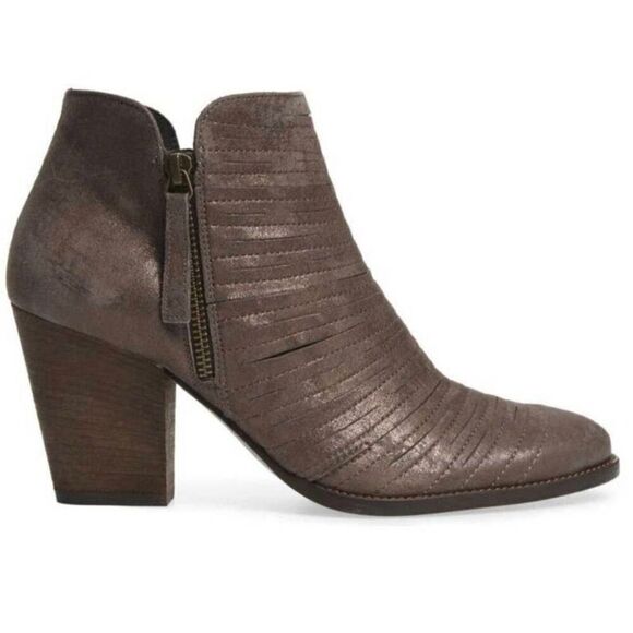 PAUL GREEN Malibu Grey Suede Ankle Boot Size 5.5(US8) - Picture 1 of 9
